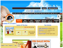Tablet Screenshot of namesof.com
